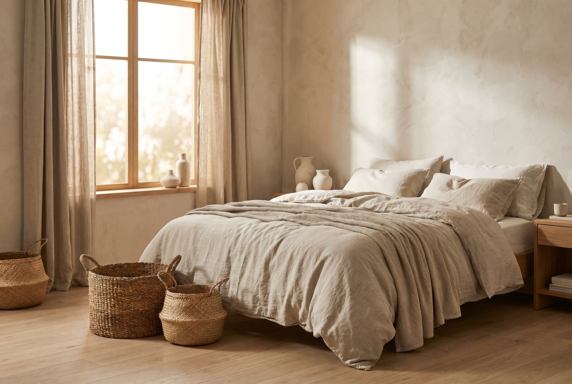 Slept-in linen