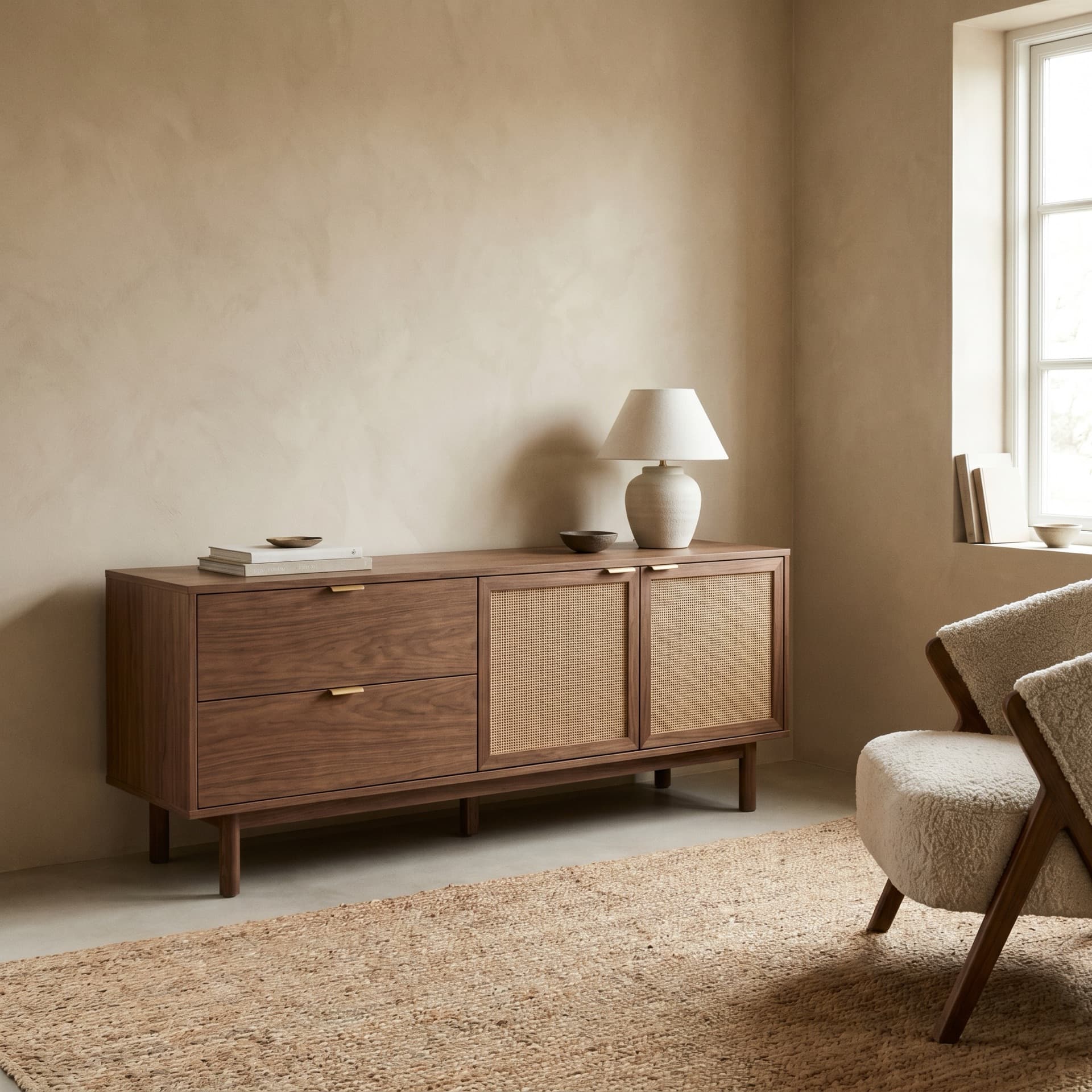 Stensele console walnut