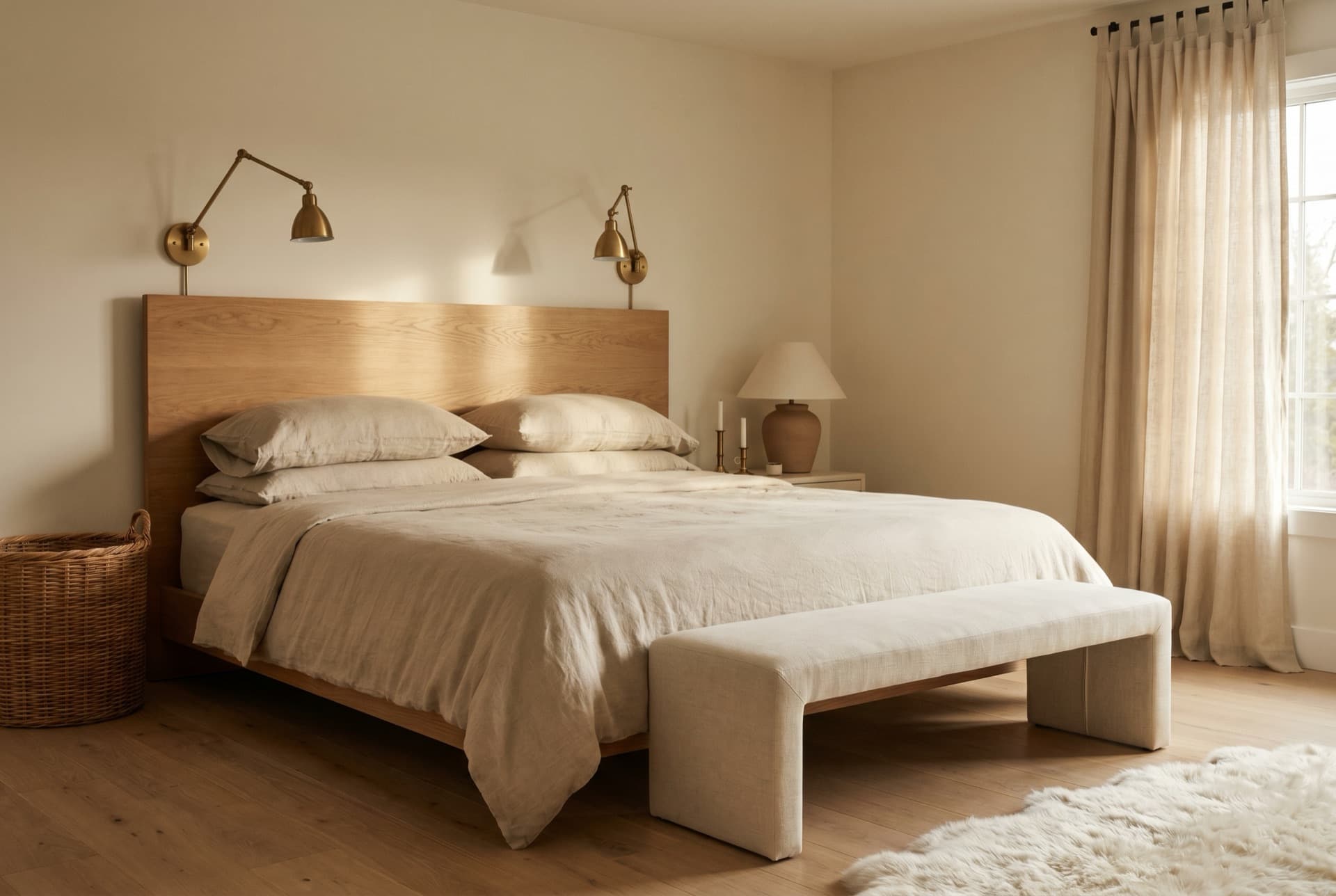Linen bedroom