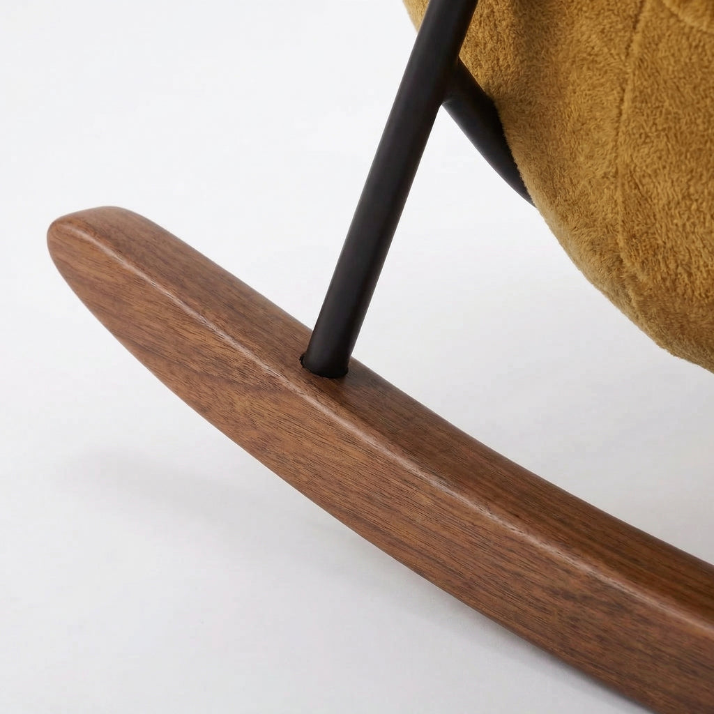 Mustard Leather Rocking Chair – dimensions reference