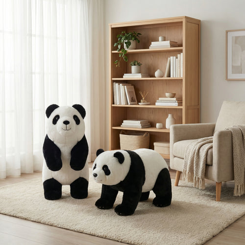 Animal Stool Duo - full room scene