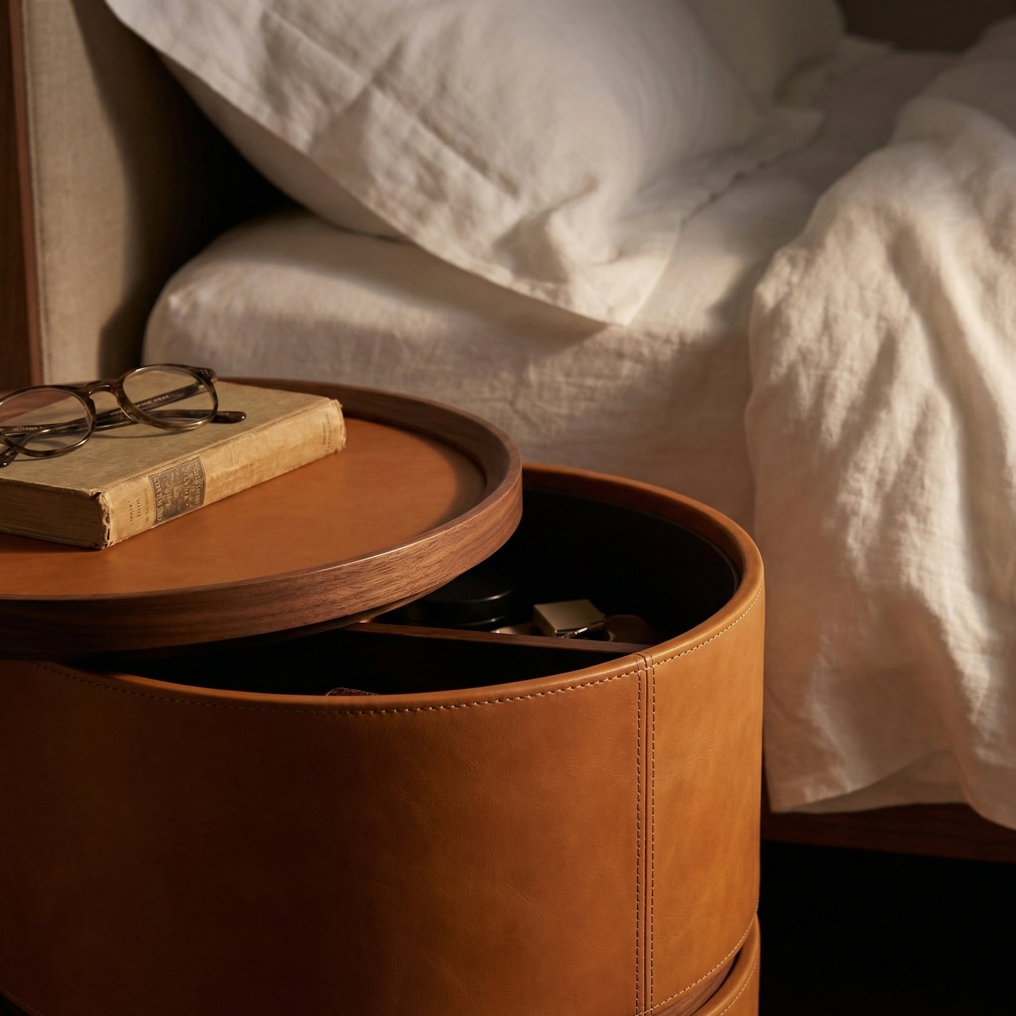 Dual Nightstand Set - detail scene close-up