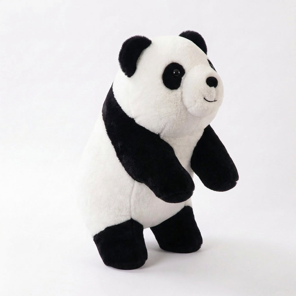 Standing Panda Plush Stool – detail view